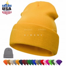 Cuff Beanie Plain Knit Hat Winter Warm Cap Slouchy Skull Ski Hats Hombre Mujer Warm  eb-54380374